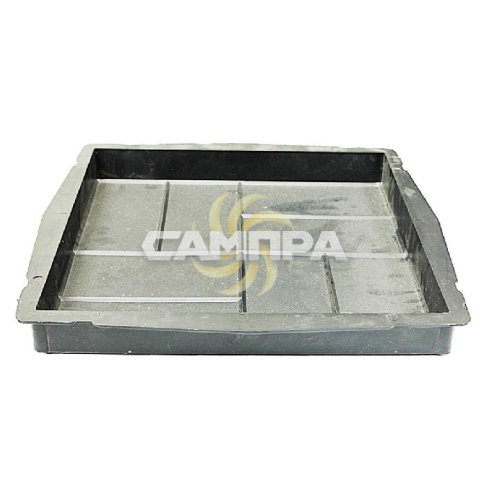 Форма для тротуарной плитки Квадрат 8 кирпичей 40,0х40,0х5,0 см
 фото 2