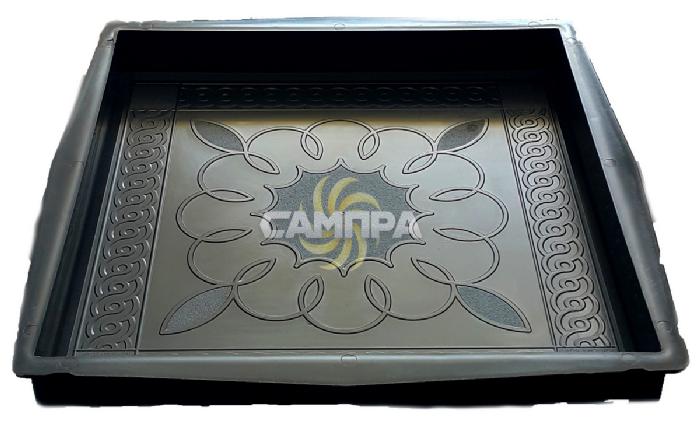 Форма для тротуарной плитки Коса узор фото 2