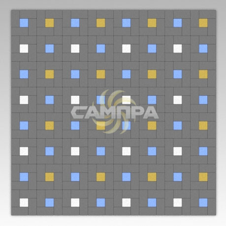 Форма для плитки 20х10х4,5 шагрень фото 6